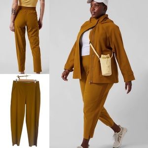 Brand new - never worn! Athleta Brooklyn Ankle Pant in Brass Yellow. Size 10.